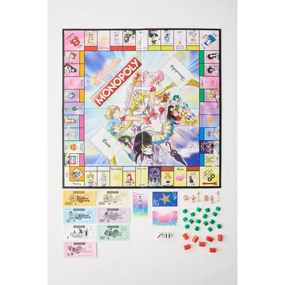 Monopoly Sailor Moon Board Game Limited New - Picture 2 of 5